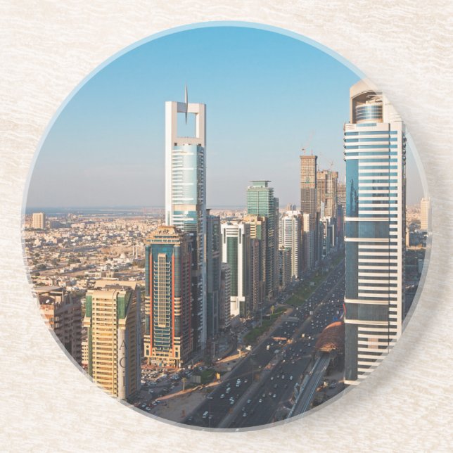 Buildings Along Sheikh Zayed Road, Dubai Coaster (Front)