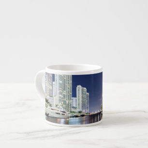 Buildings along the Miami River Riverwalk Espresso Cup