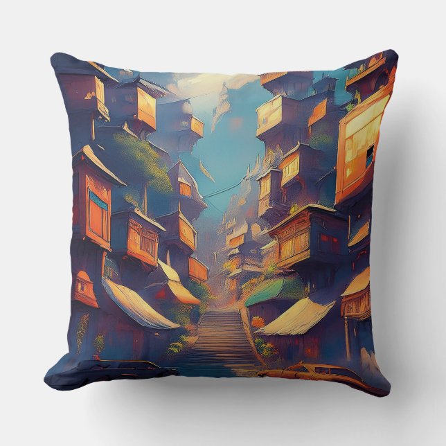 Buildings Cushion (Front)