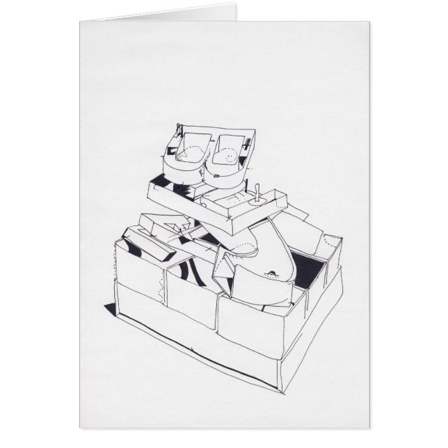 Building's Games Stacking Letters Drawing 17 Card (Front)