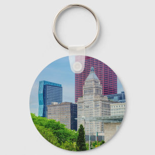 Buildings In Chicago Key Ring