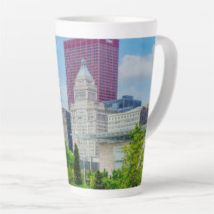 Buildings In Chicago Latte Mug
