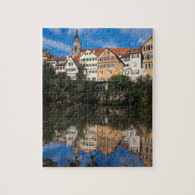 Buildings Line the River | Germany Jigsaw Puzzle (Vertical)