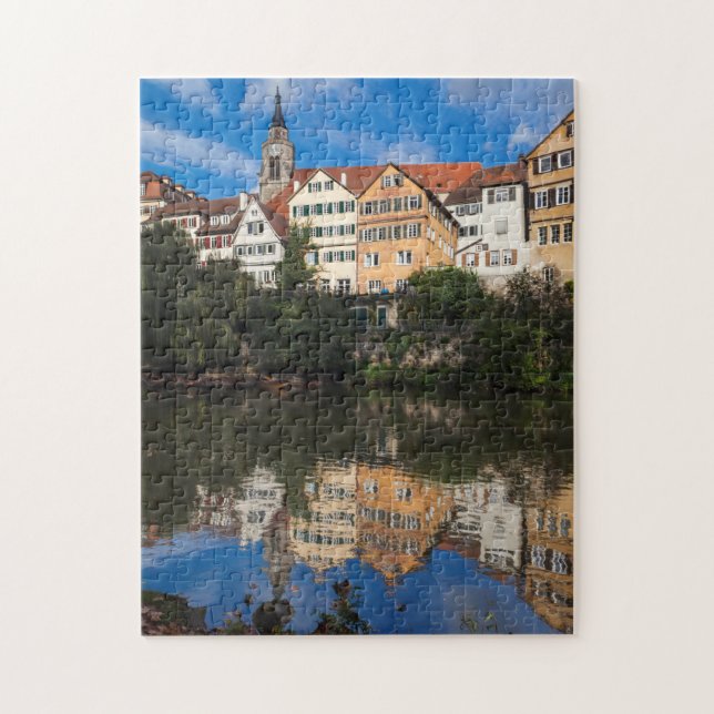 Buildings Line the River | Germany Jigsaw Puzzle (Vertical)