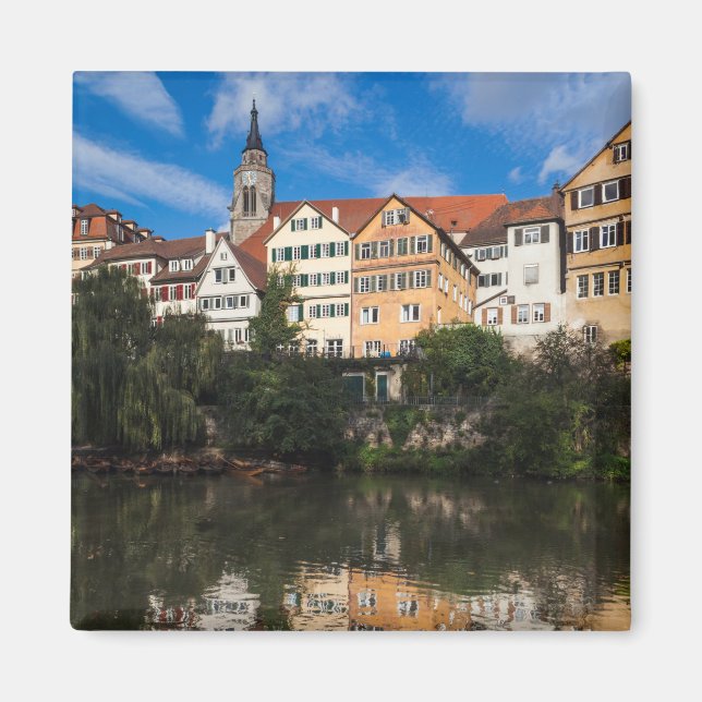 Buildings Line the River | Germany Magnet (Front)