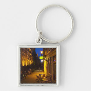 Buildings with 17th or 18th century facade and key ring