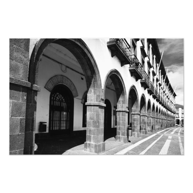 Buildings with arches photo print (Front)