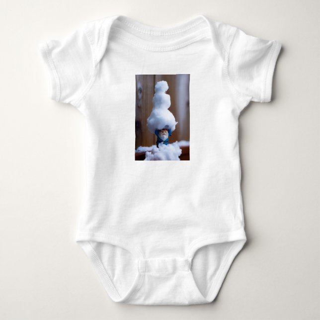 Built a Snowman V Baby Bodysuit (Front)