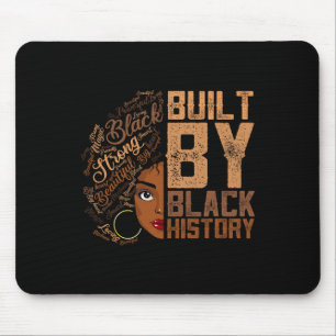 Built By Black History Apparel, Melanin Women Amer Mouse Pad