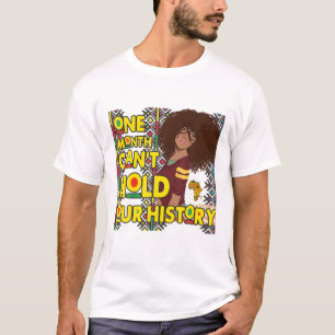 Built By Black History Apparel, Melanin Women Amer T-Shirt
