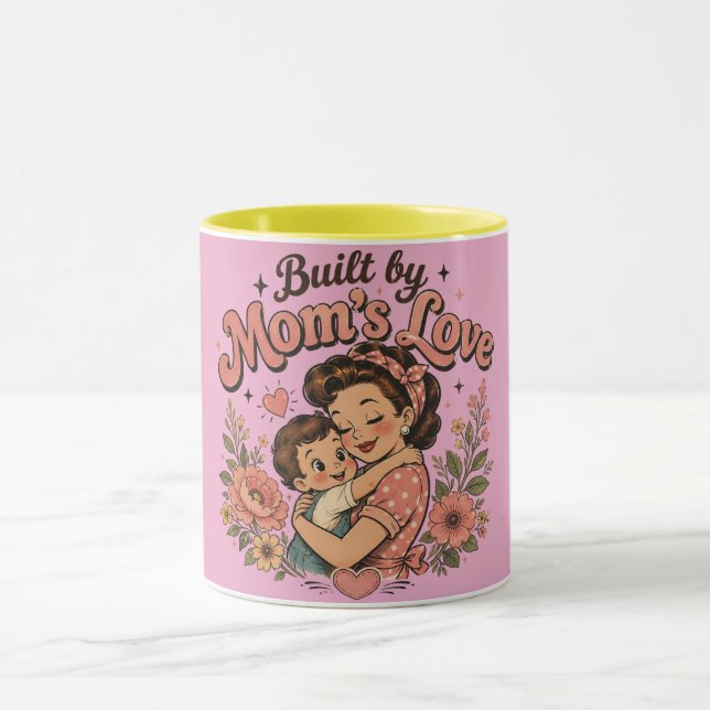 Built by Mum's Love | Heartwarming Gift  Mug (Center)