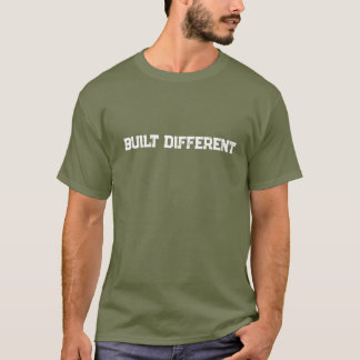 Built Different – Bold Motivational Men's Shirt