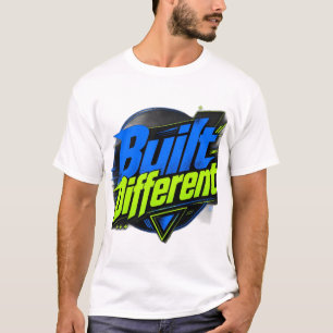 Built Different Bold Motivational Quote T-Shirt