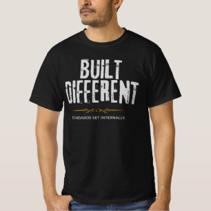 Built Different – Elegant Motivation & Leadership T-Shirt
