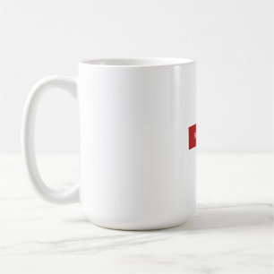 Built Different Red Box Logo Mug