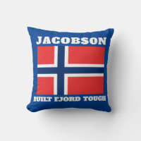 "Built Fjord Tough" and Norwegian Flag 