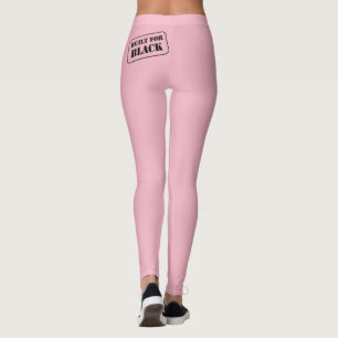 Built for Black pink Leggings