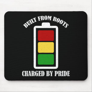 Built From Roots Juneteenth Black History African  Mouse Pad