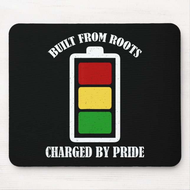 Built From Roots Juneteenth Black History African  Mouse Pad (Front)