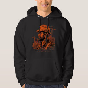 Built From The Mind Up Construction Gift Hoodie