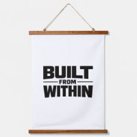 Built From Within Bold Motivational Quote