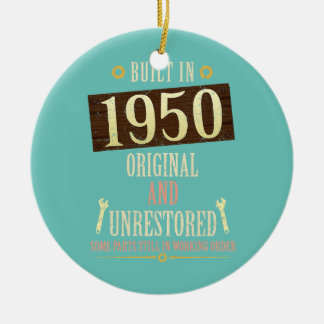 Built In 1950 Original And Unrestored  Ceramic Ornament