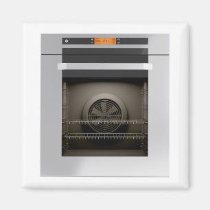 Built-in oven magnet