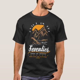 Built In Seventies Vintage Mountain 52 Years Old B T-Shirt