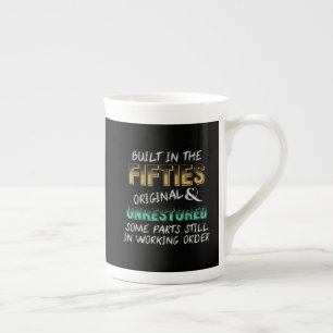 Built in the fifties bone china mug