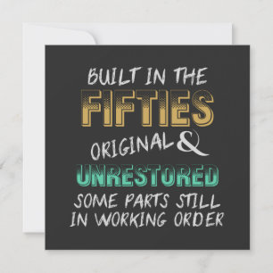 Built in the fifties invitation