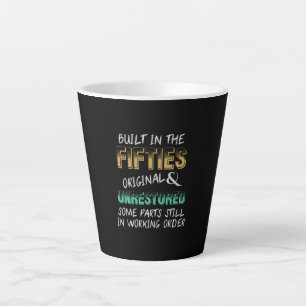 Built in the fifties latte mug