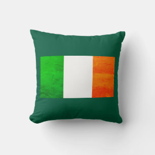 Built Irish, Raised NYC - New York, Ireland Flag Cushion