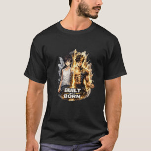 Built Not Born Anime Gym Transformation T-Shirt
