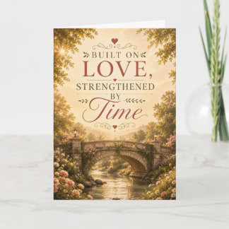 Built On Love Anniversary Card
