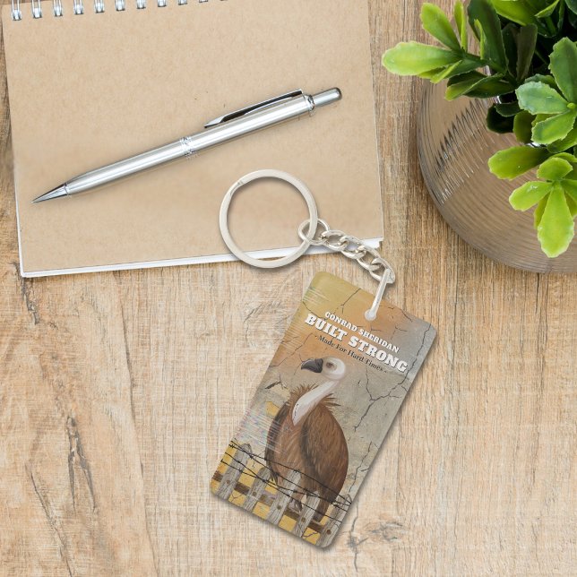 Built Strong Personalised Encouragement  Key Ring (Creator Uploaded)
