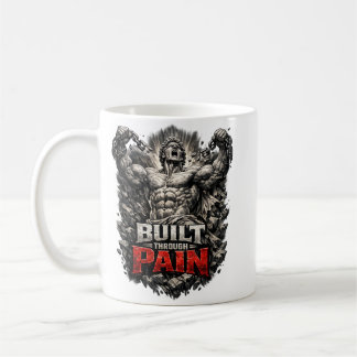 Built Through Pain Design Coffee Mug