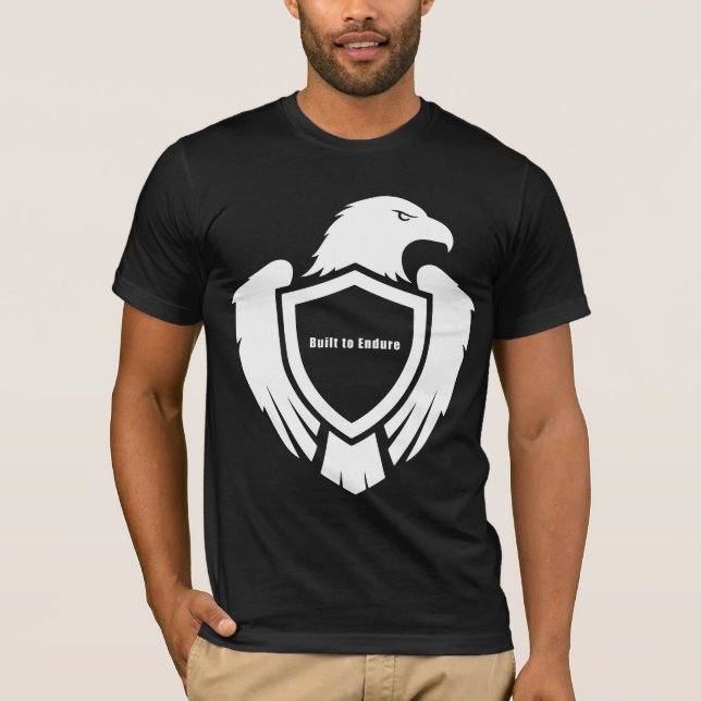 Built to Endure Eagle Symbol of Unyielding Inner S T-Shirt (Front)