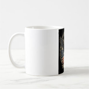 Built To Last Texas Strong Bald Eagle American Fla Coffee Mug