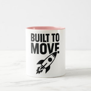 Built to Move T-Shirt Two-Tone Coffee Mug