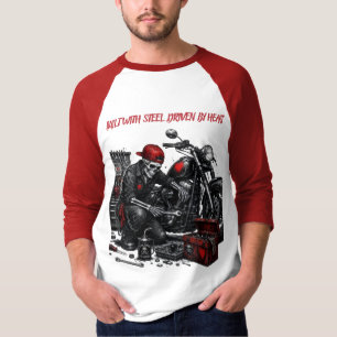 Built With Steel. Driven By Heart. T-Shirt