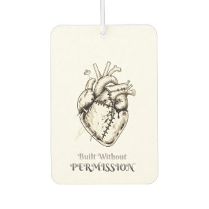 Built Without Permission Car Air Freshener