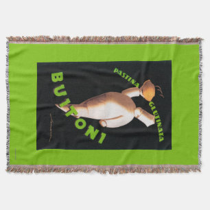 Buitoni Pasta Promotional Poster Throw Blanket