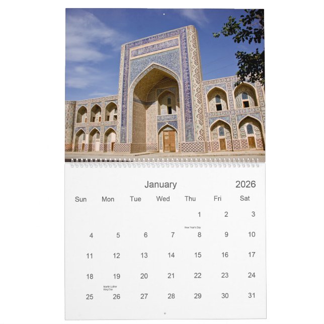 Bukhara 2011 Calendar (Jan 2026)