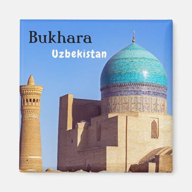 Bukhara, Uzbekistan -  Kalyan mosque Magnet (Front)