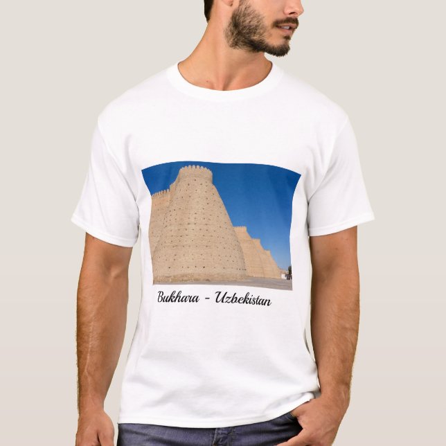 Bukhara, Uzbekistan -  Wall of the Ark fortress T-Shirt (Front)