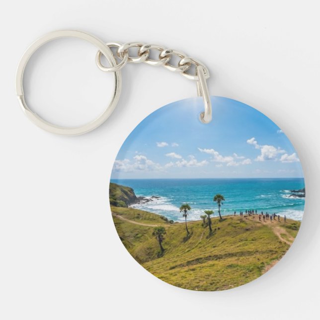 Bukit Merese Lombok Coastal View Keychain (Front)