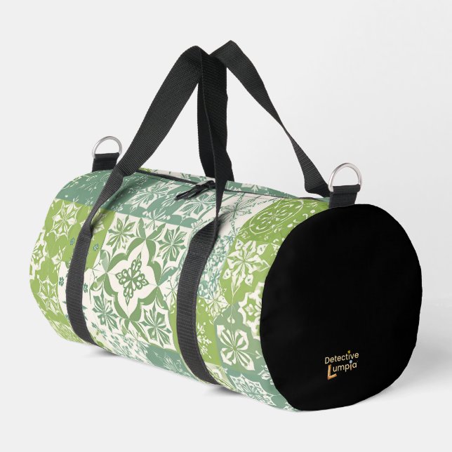 Buko Pandan Green SMALL Duffle Bag (Left Corner)