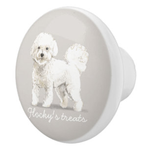 Buksi - Havanese, Maltese, Shih tzu, Bichon lovers Ceramic Knob