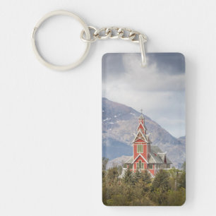 Buksnes Church Lofoten Norway  Key Ring