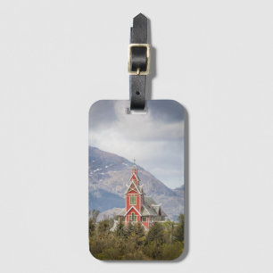 Buksnes Church Lofoten Norway Luggage Tag
